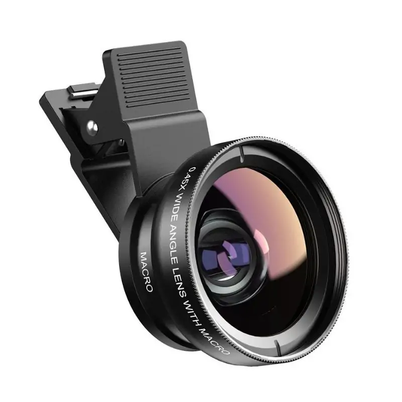 لنزکلیپسی موبایلApexel APL-0.45WM Wide Macro Lens