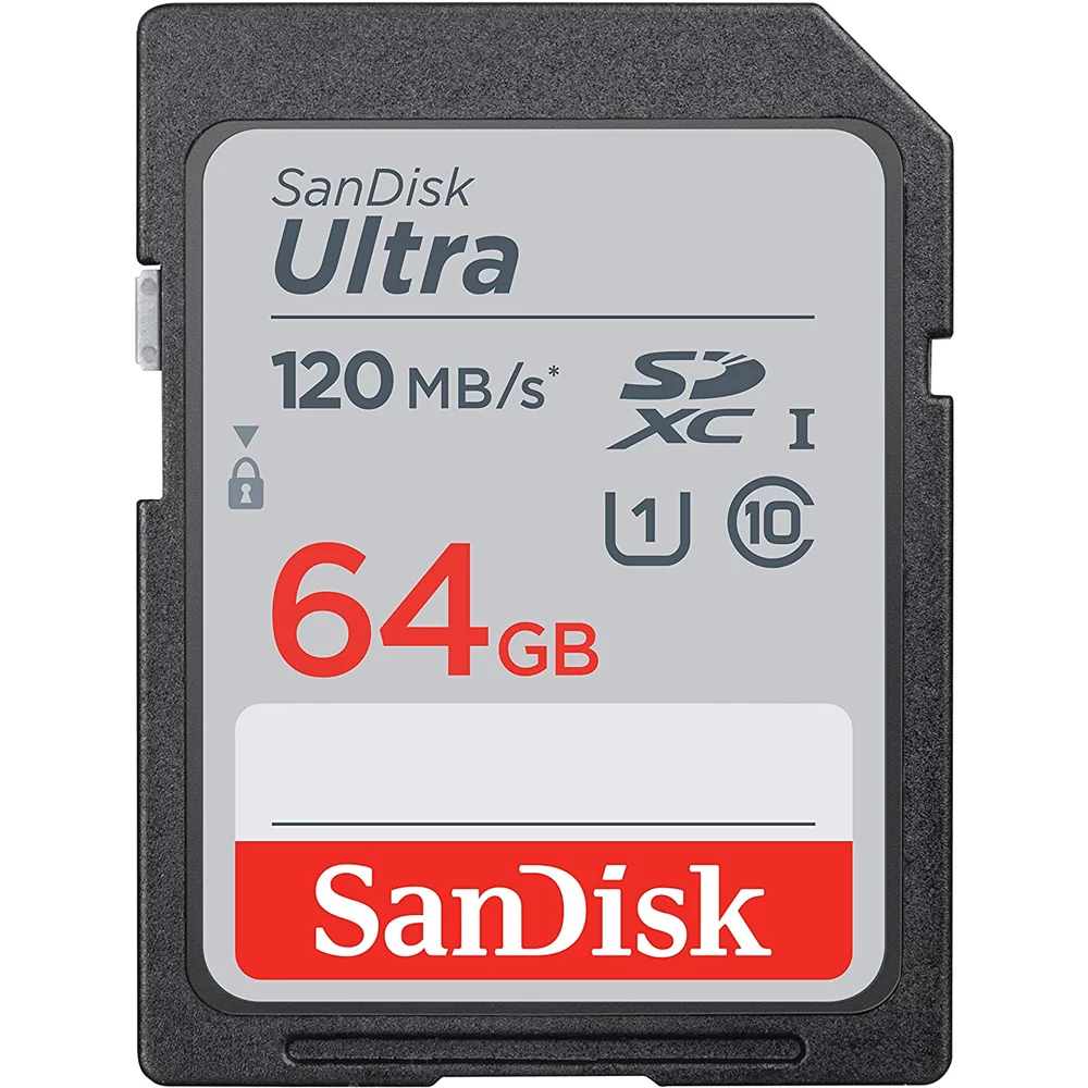 کارت حافظه سندیسک Sandisk SD 64GB 120MB/S Ultra