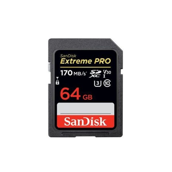 کارت حافظه سندیسک Sandisk SD 64GB Extreme Pro 170 MB/s