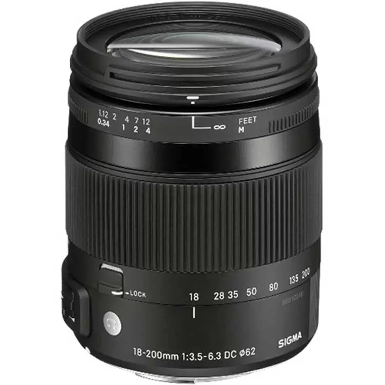 لنز سیگما Sigma 18-200mm f/3.5-6.3 DC Macro OS HSM for Nikon