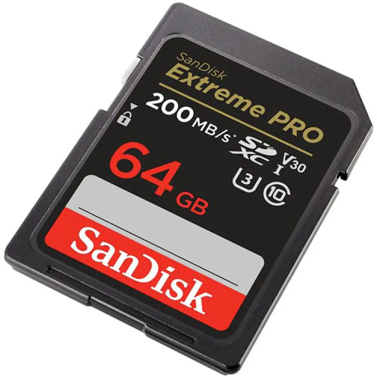 کارت حافظه SanDisk SD 64GB Extreme PRO 200MB/s