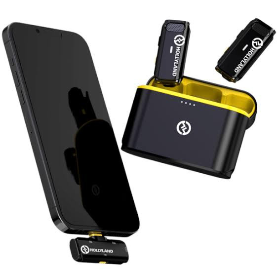 میکروفون یقه ای بی سیم Hollyland Lark C1 Duo Wireless Microphone